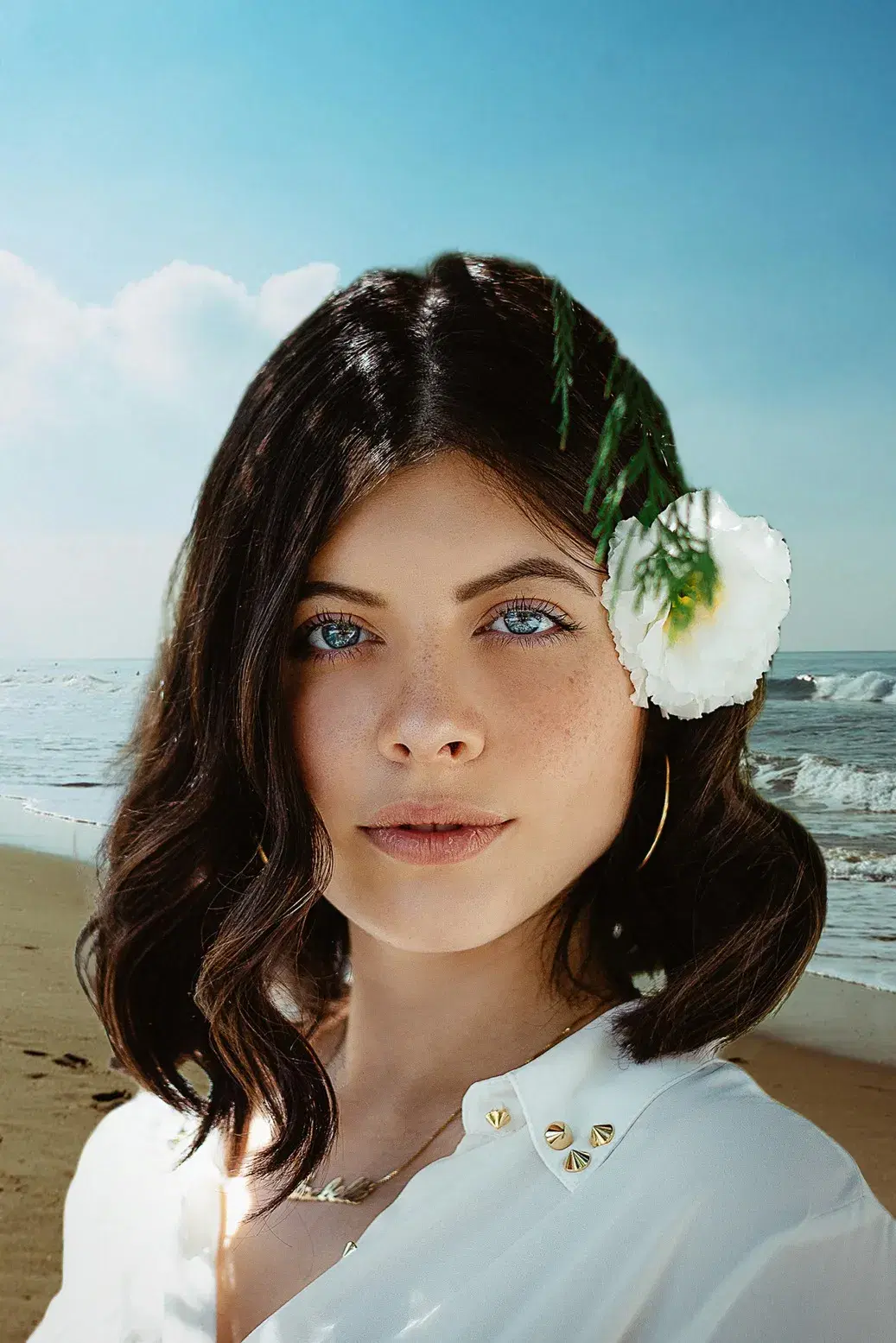 Image with custom background replacement applied via API