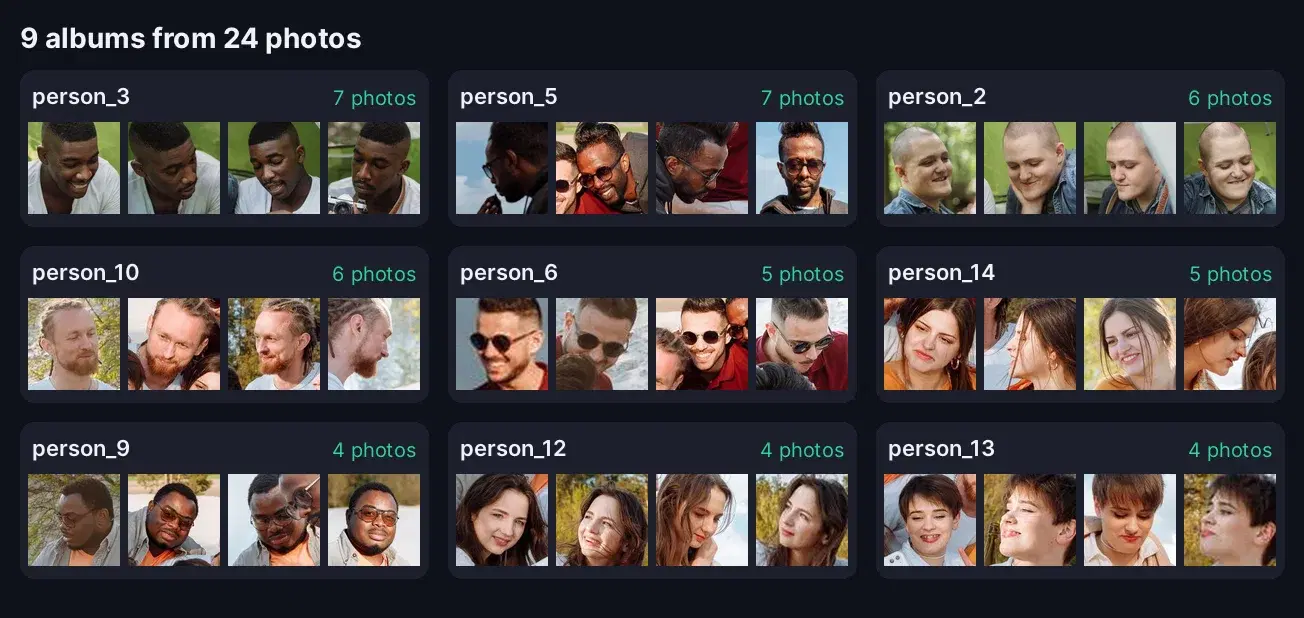 Group Photos by Face in Python: One Album per Person | AI Engine